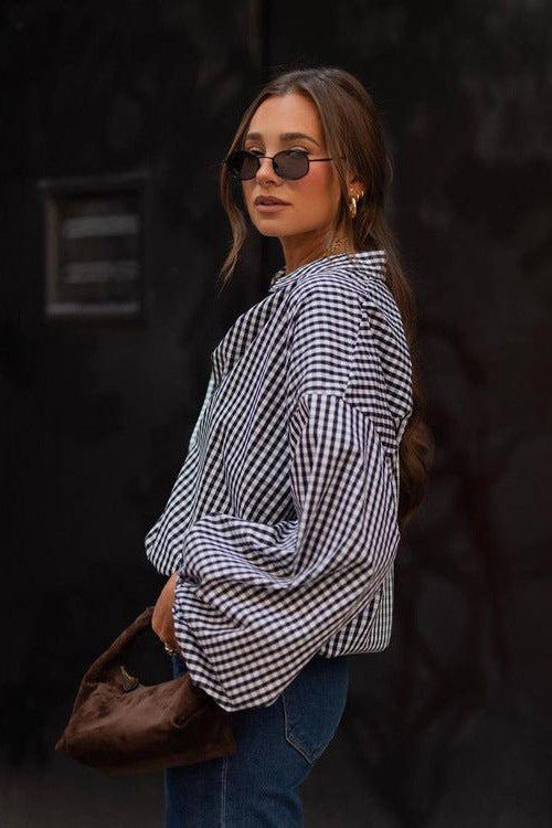 Stilla |Plaid Bluse