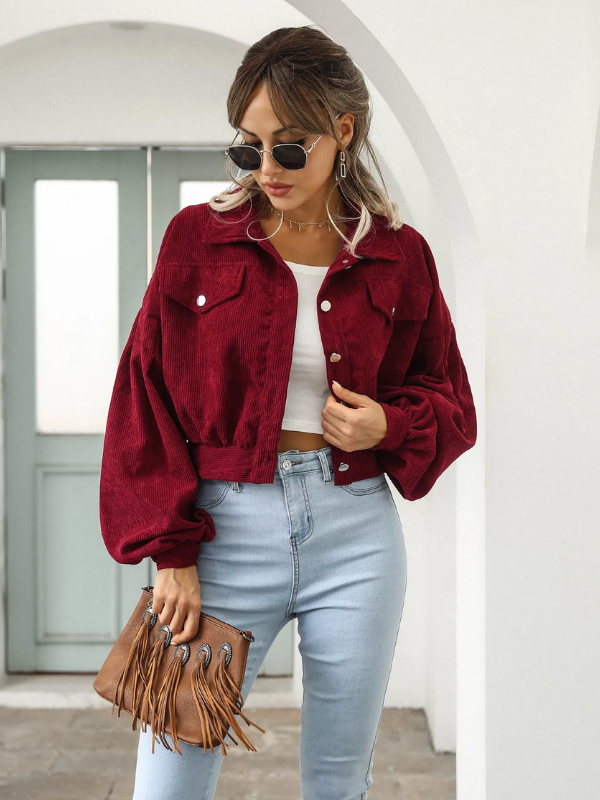 Stilla | Cropped Bomber Jakke til Kvinder