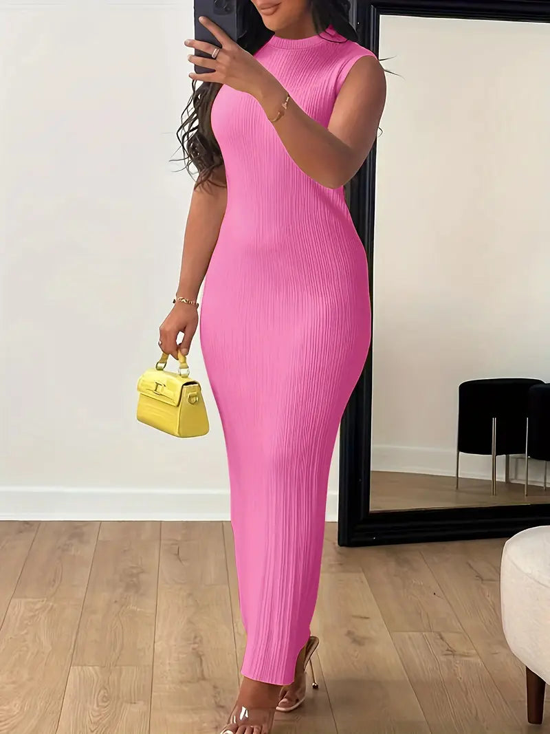 Stilla | Elegant Farverig Bodycon Kjole
