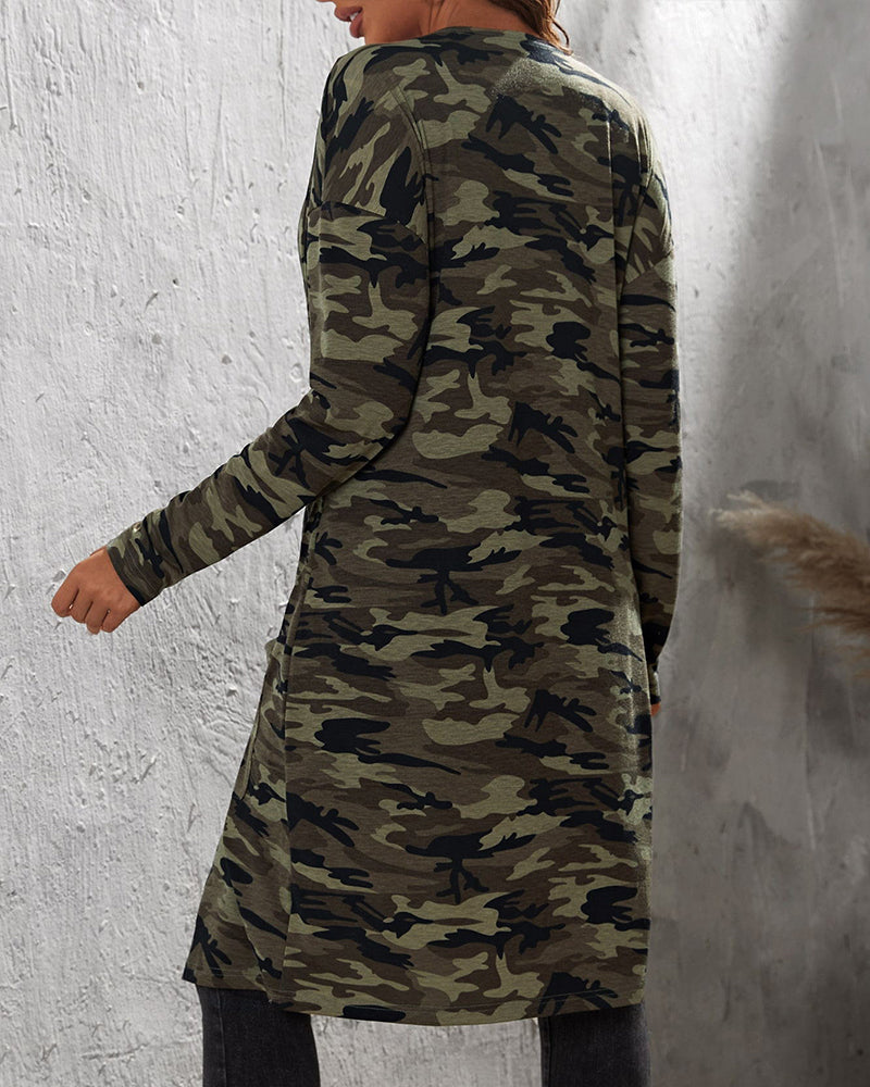 Stilla | Lang Camouflage Jakke