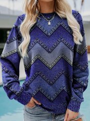 Stilla | Geometrisk Cashmere Sweatshirt