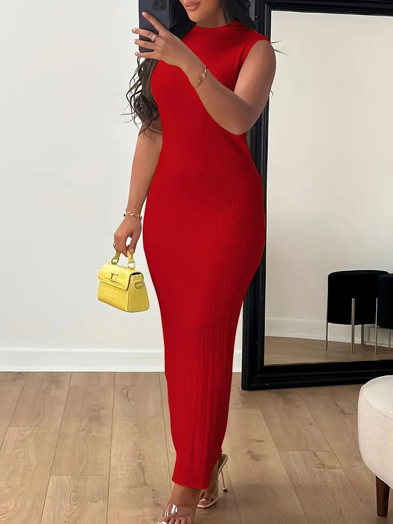 Stilla | Elegant Farverig Bodycon Kjole