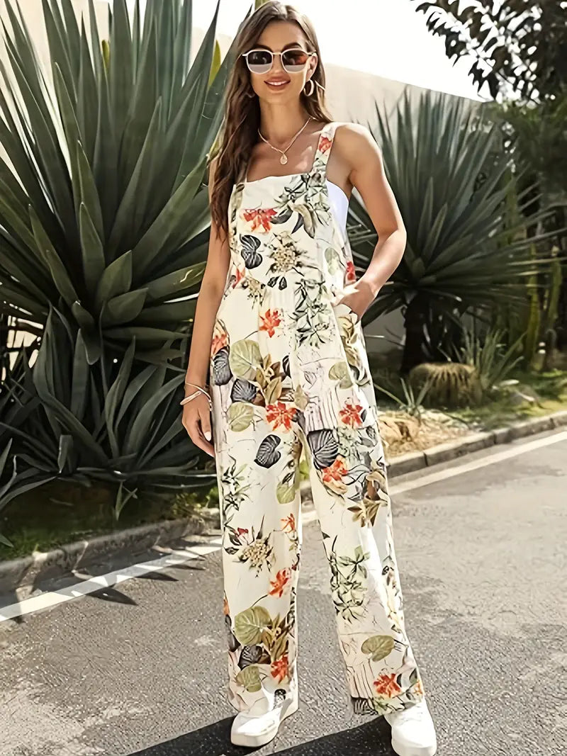 Stilla | Jumpsuit med blomstertryk