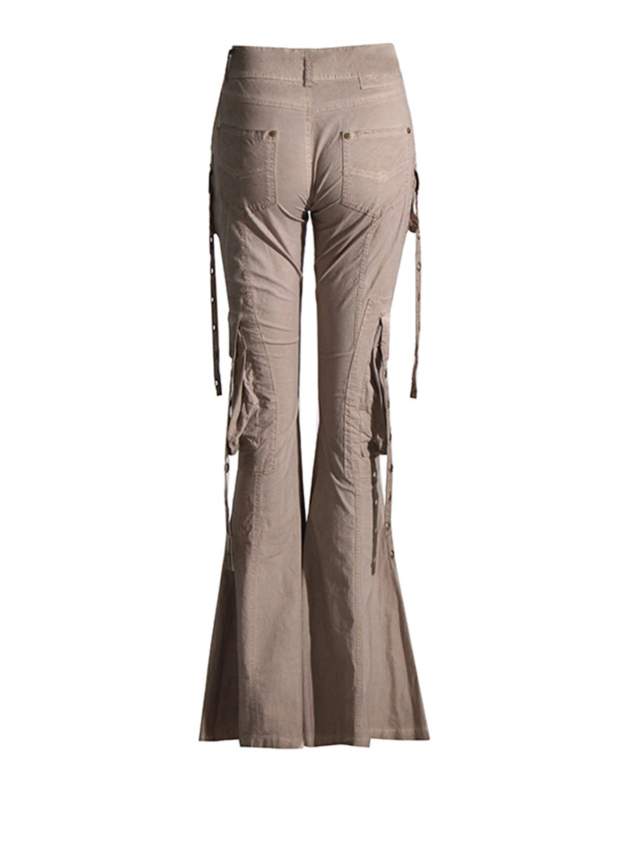 Stilla | Bootcut Cargo Bukser