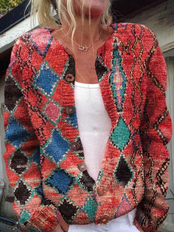 Stilla | Cardigan med Blomstermønster