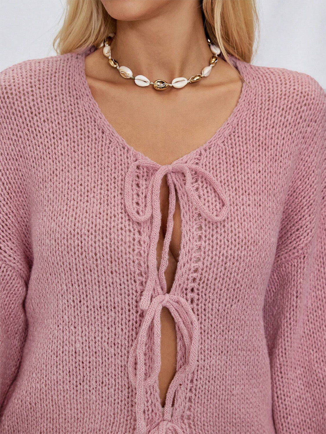 Stilla | Langærmet Dropped Shoulder Cardigan