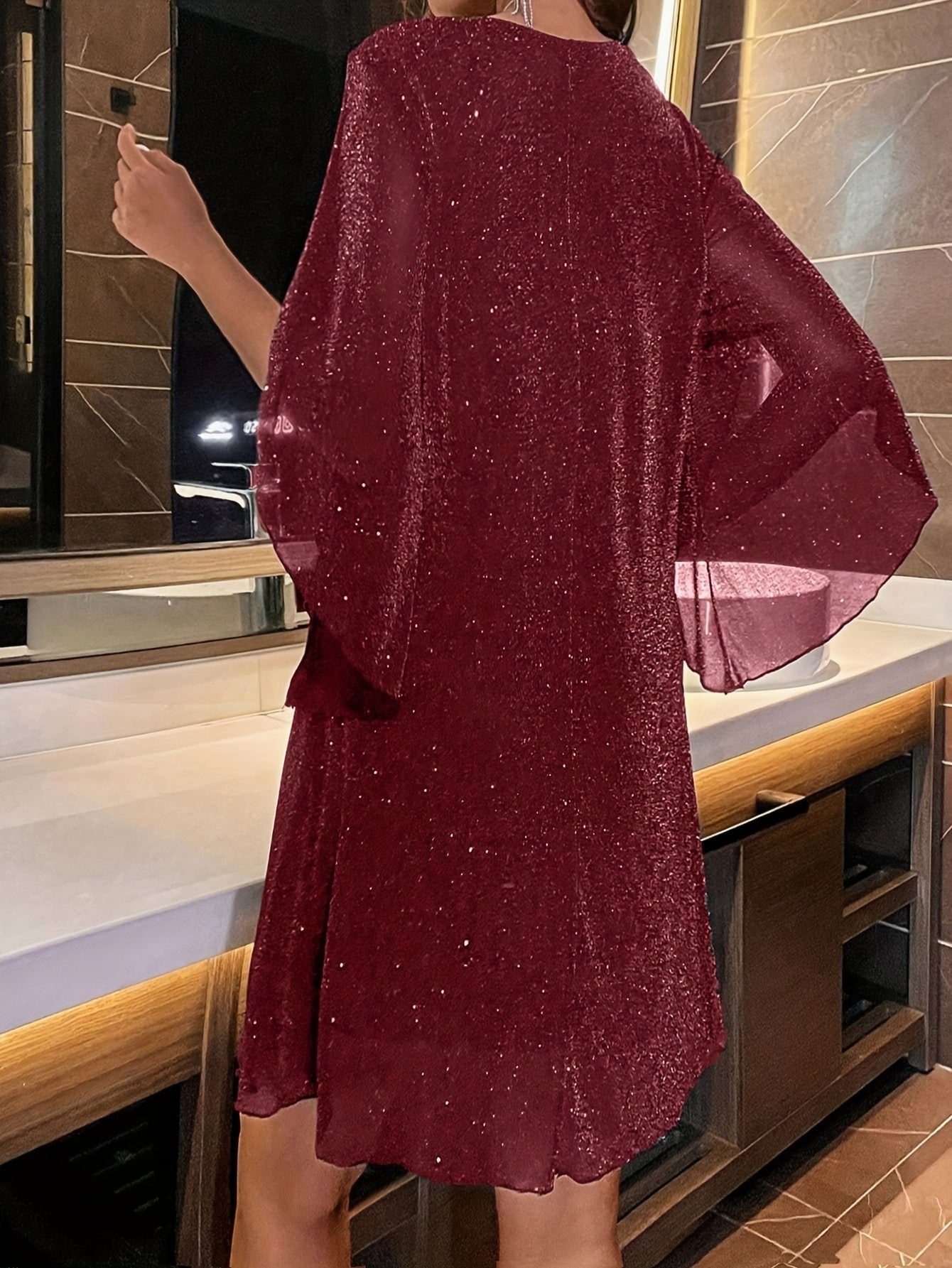Stilla | Elegant Glitzer-Kjole til Aften