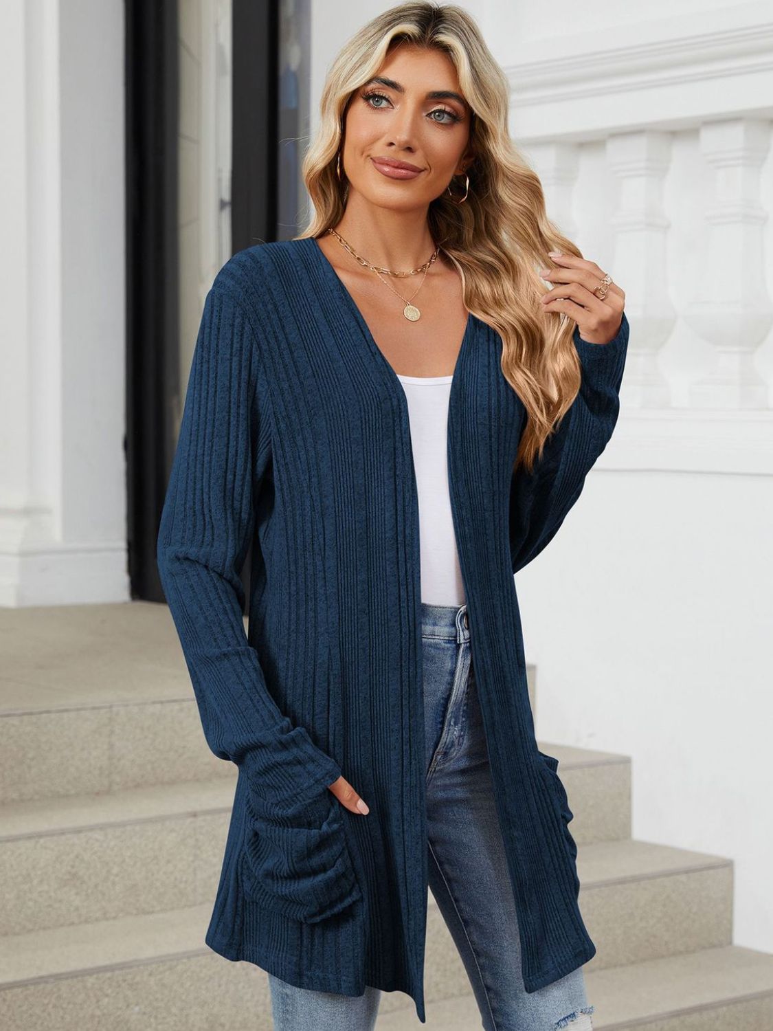 Stilla | Lange Gilet Modet snit