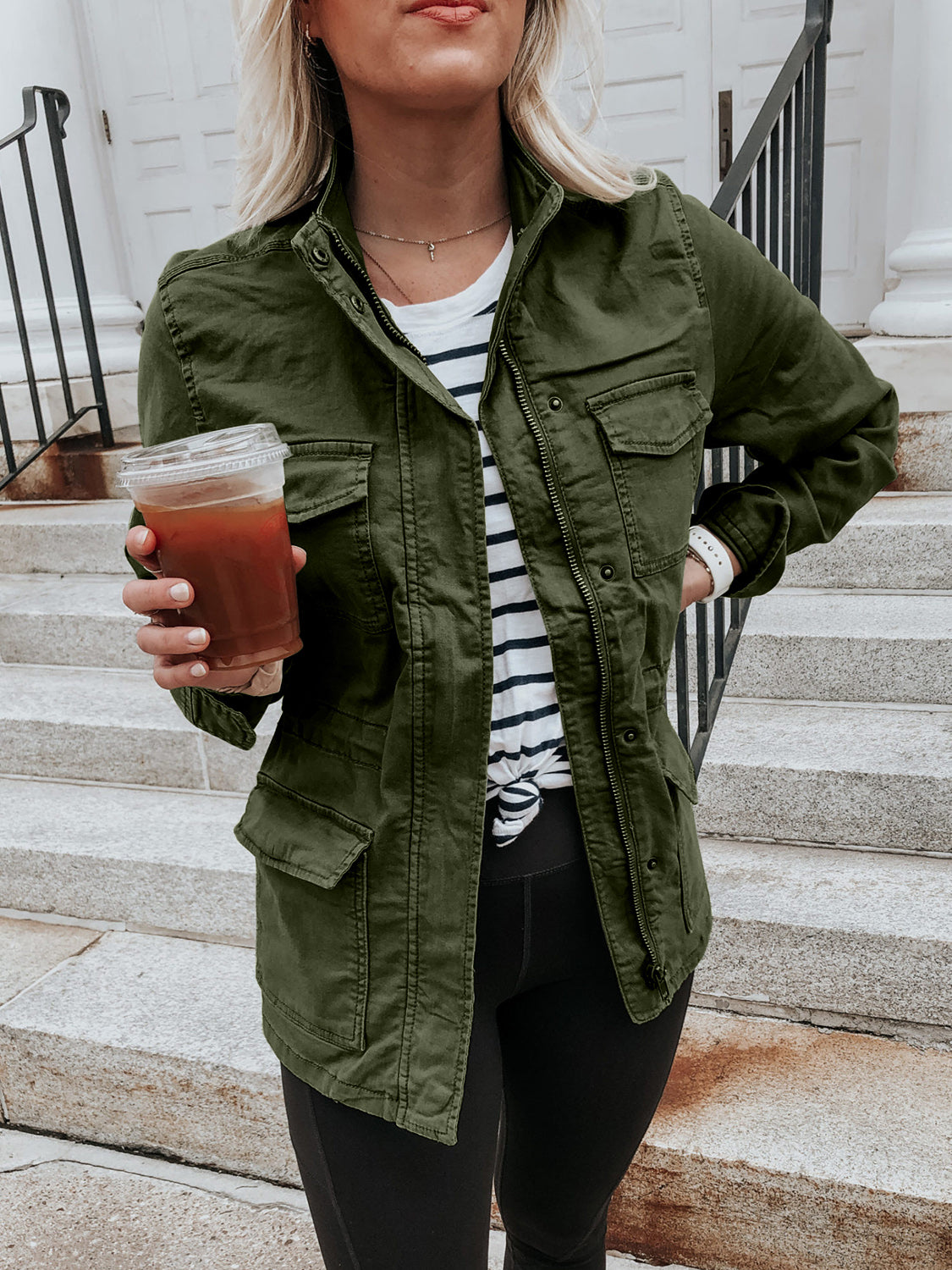 Stilla | Langærmet Zip Up Jakke