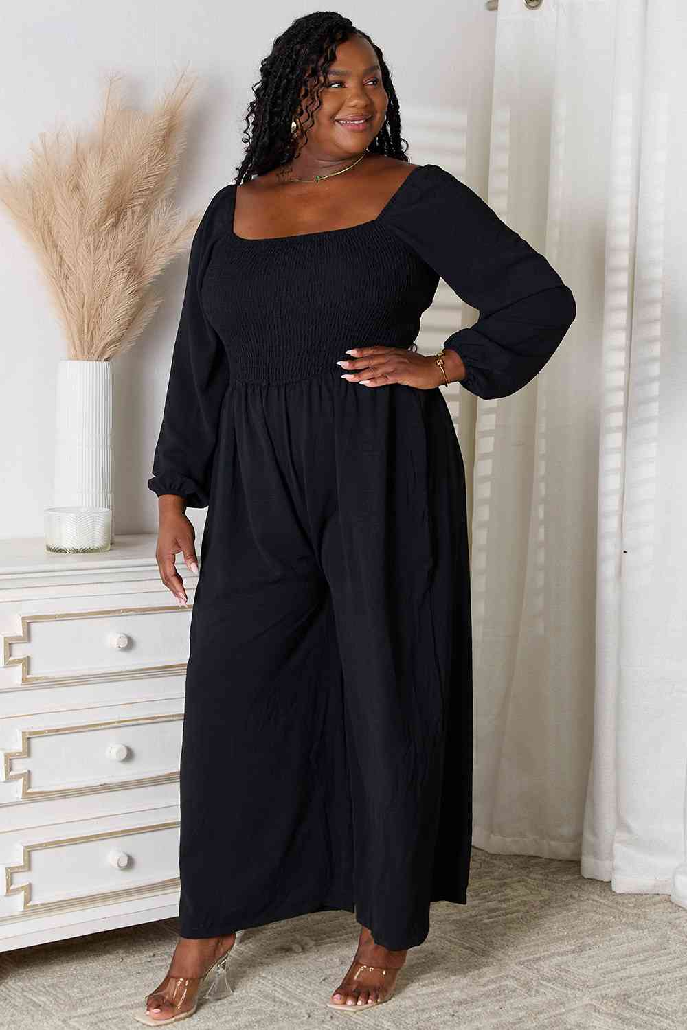 Stilla | Tag Square Neck Jumpsuit Med Lommer