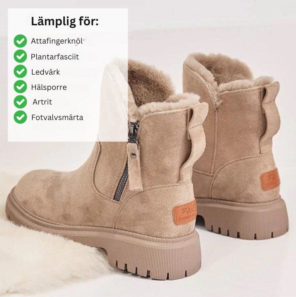 Stilla | Fodrede Støvler Suede