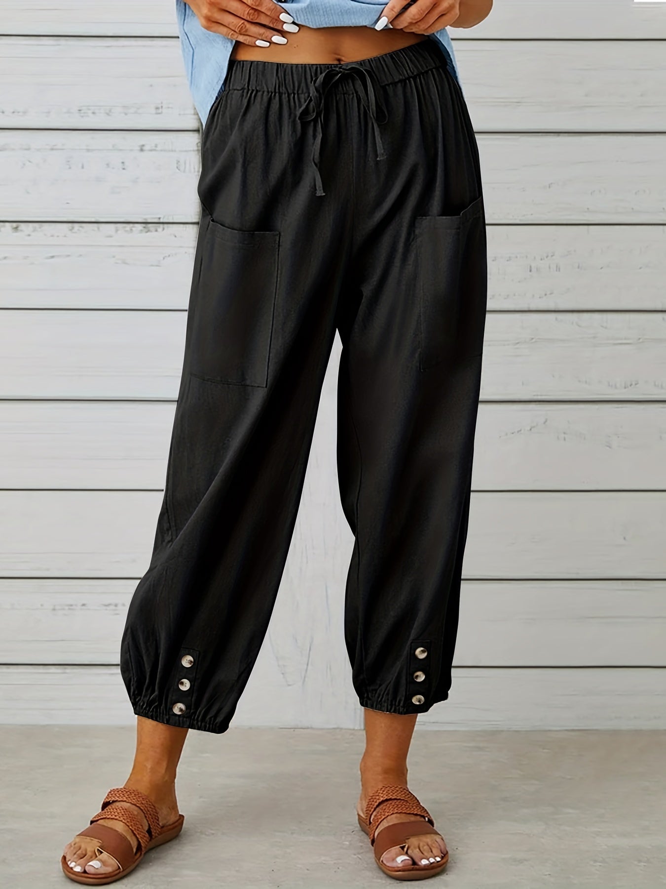 Stilla | Patched Crop Bukser Til Kvinder