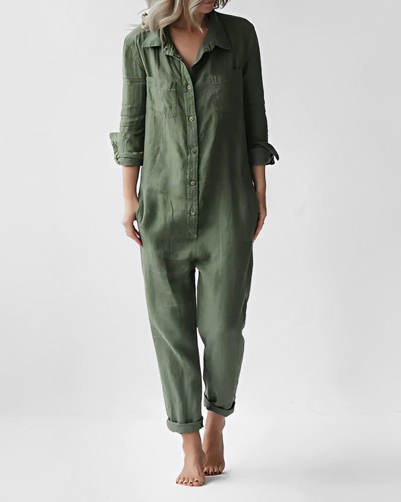 Stilla | Stilfuldt Grønt Jumpsuit