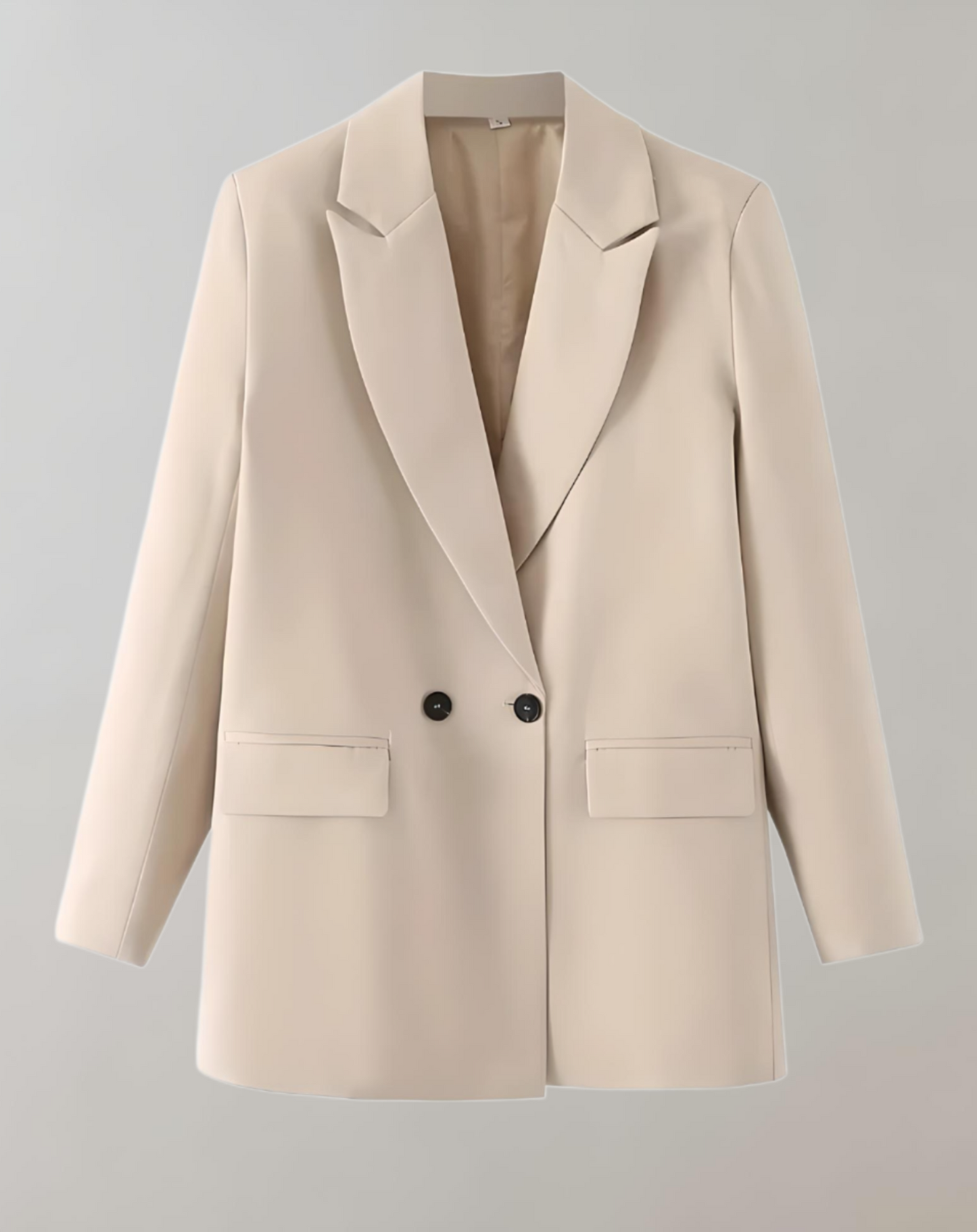 Stilla | Behagelig, Enkel og Oversized To-knaps Blazer Med Praktiske Sidelommer