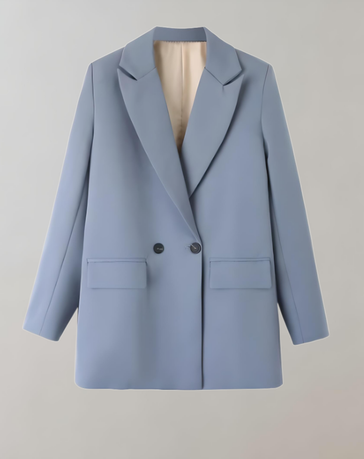 Stilla | Behagelig, Enkel og Oversized To-knaps Blazer Med Praktiske Sidelommer