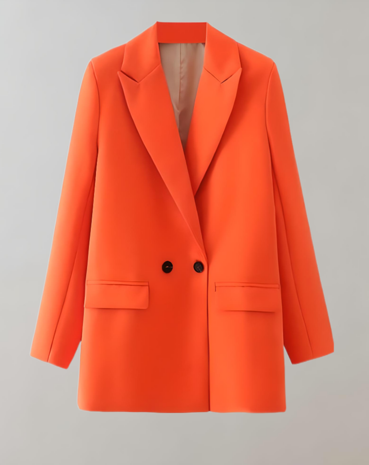 Stilla | Behagelig, Enkel og Oversized To-knaps Blazer Med Praktiske Sidelommer
