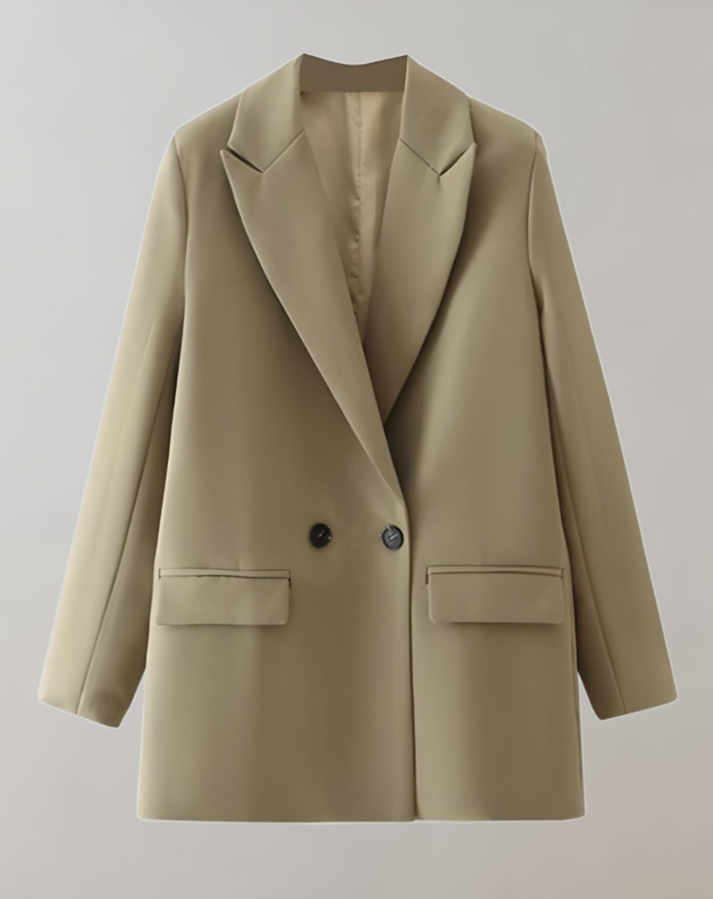 Stilla | Behagelig, Enkel og Oversized To-knaps Blazer Med Praktiske Sidelommer