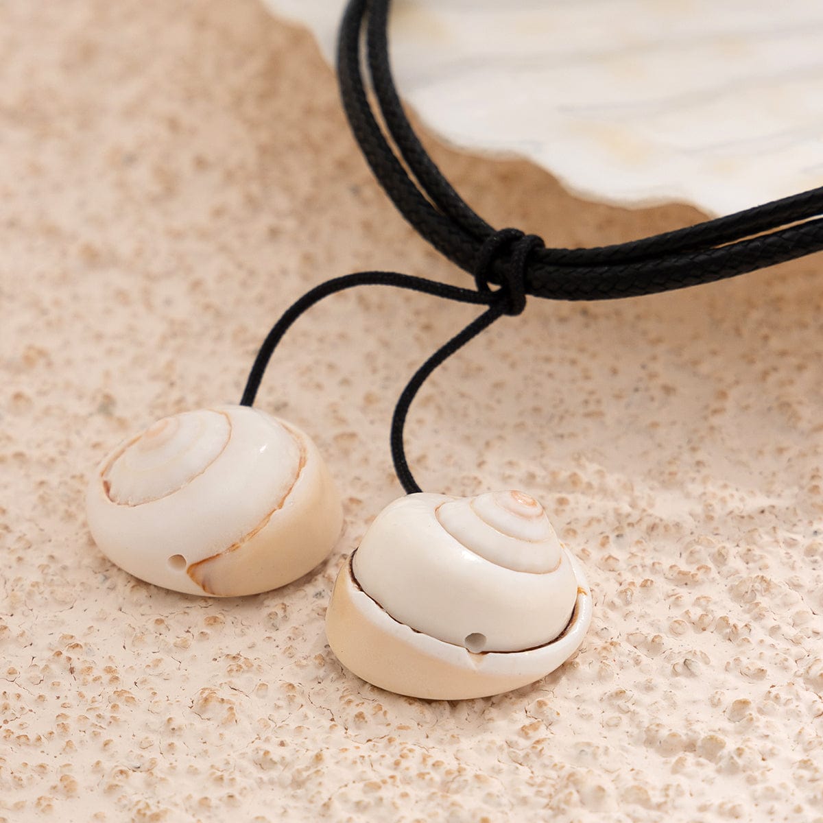 Chic Boho Shell Charm Voks Snor Perle Anklet