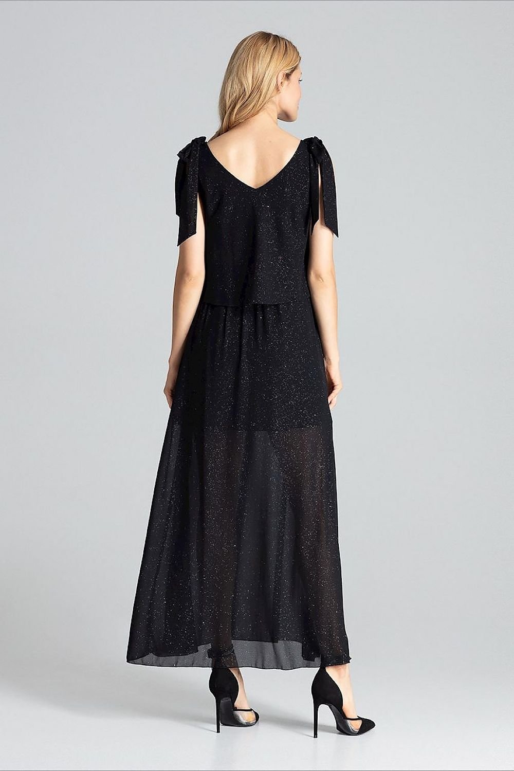 Stilla | Bind Skulder Sideslids Elegant Kjole Figl