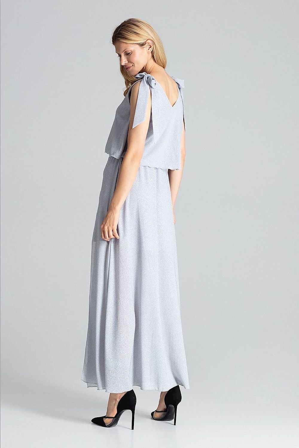 Stilla | Bind Skulder Sideslids Elegant Kjole Figl