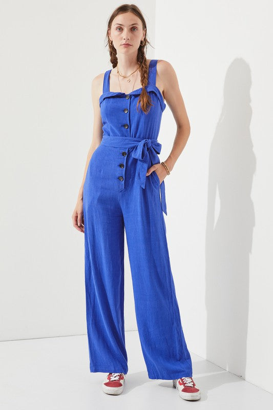 Stilla | Justerbar Strop Knapp Ned Jumpsuit