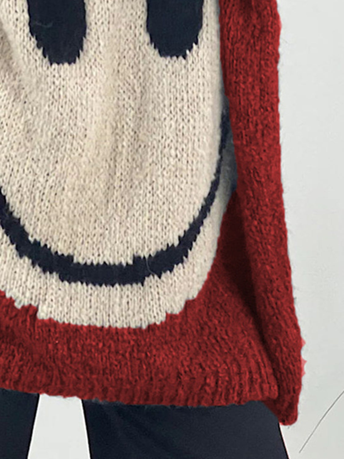 Stilla | Face V-Hals Lange Ærmer Sweater