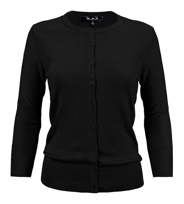 Stilla | Knapper Ned Strik Kardigan Sweater