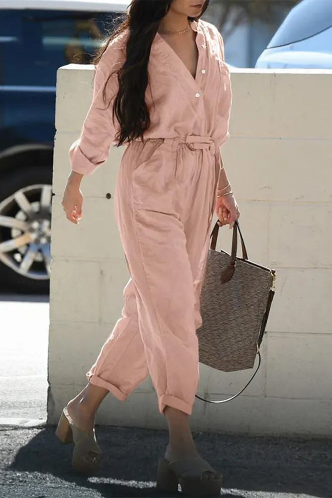 Stilla | Figur Behagelig Afslappet Jumpsuit
