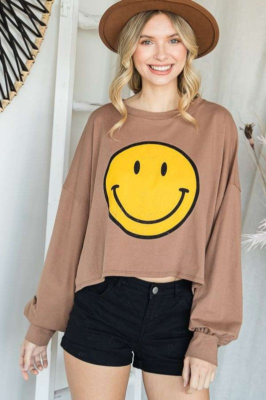 Stilla | Face Lange Ærme Crop Top