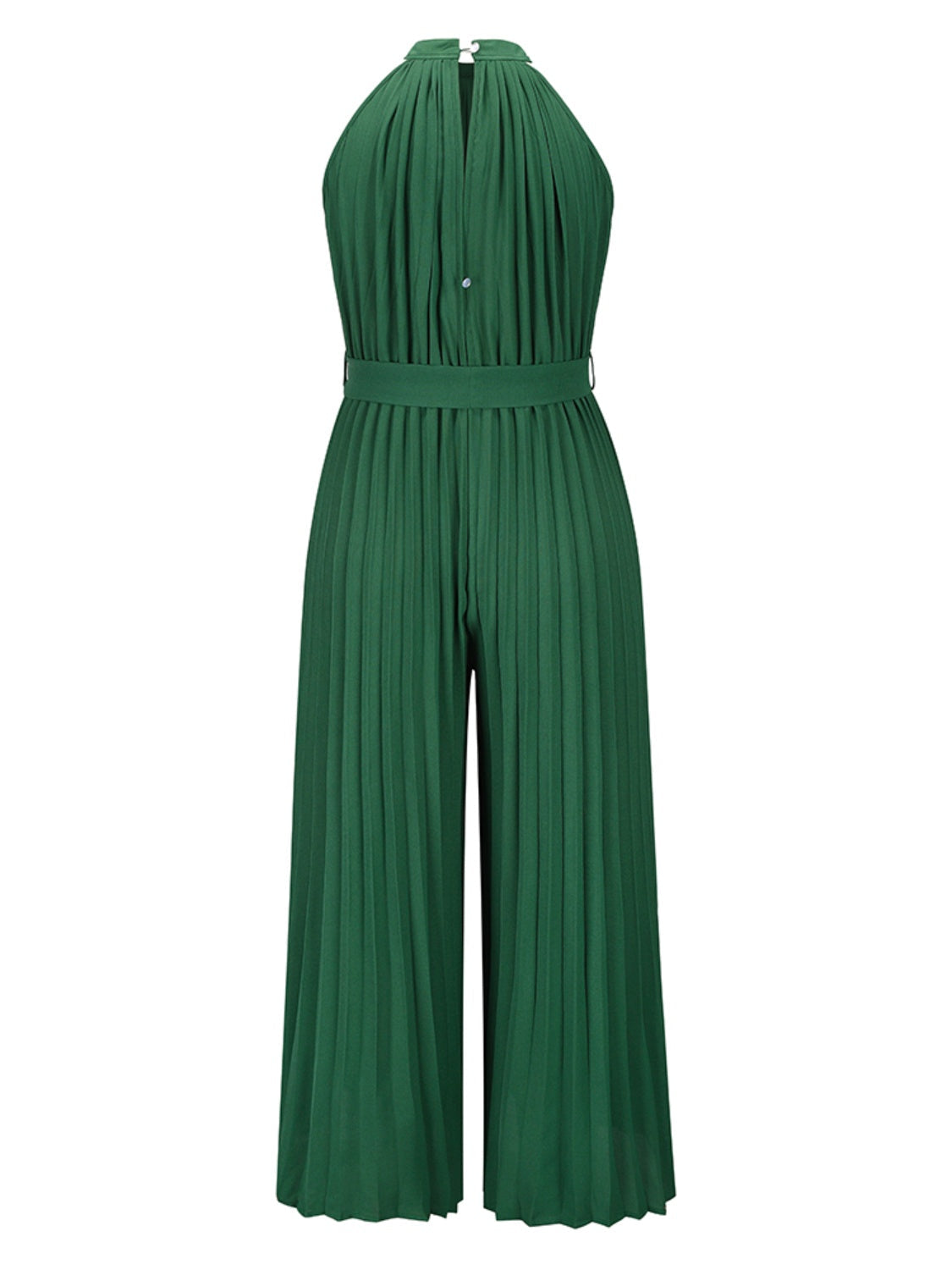 Stilla | Bundet Plisseret Ærmeløs Jumpsuit