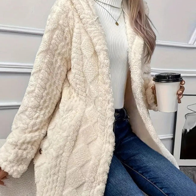 Stilla | Hætte cardigan med knapper