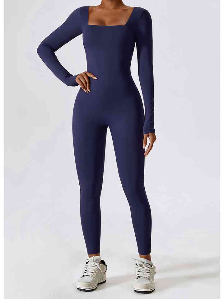 Stilla | Hals Lange Ærmer Sports Jumpsuit