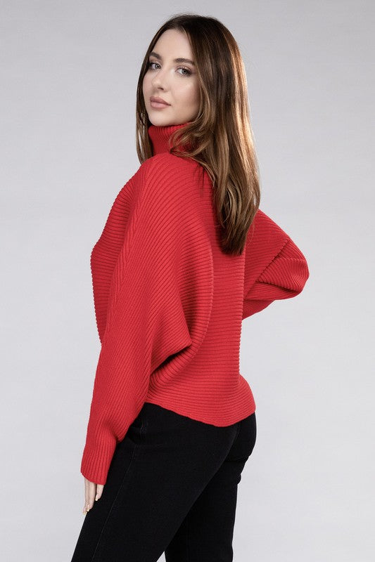 Stilla | Dolman Ærme Turtleneck Sweater