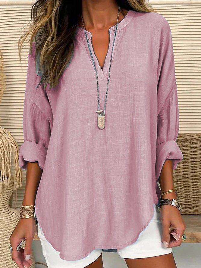 Stilla | Casual bluse lavet af linoleum