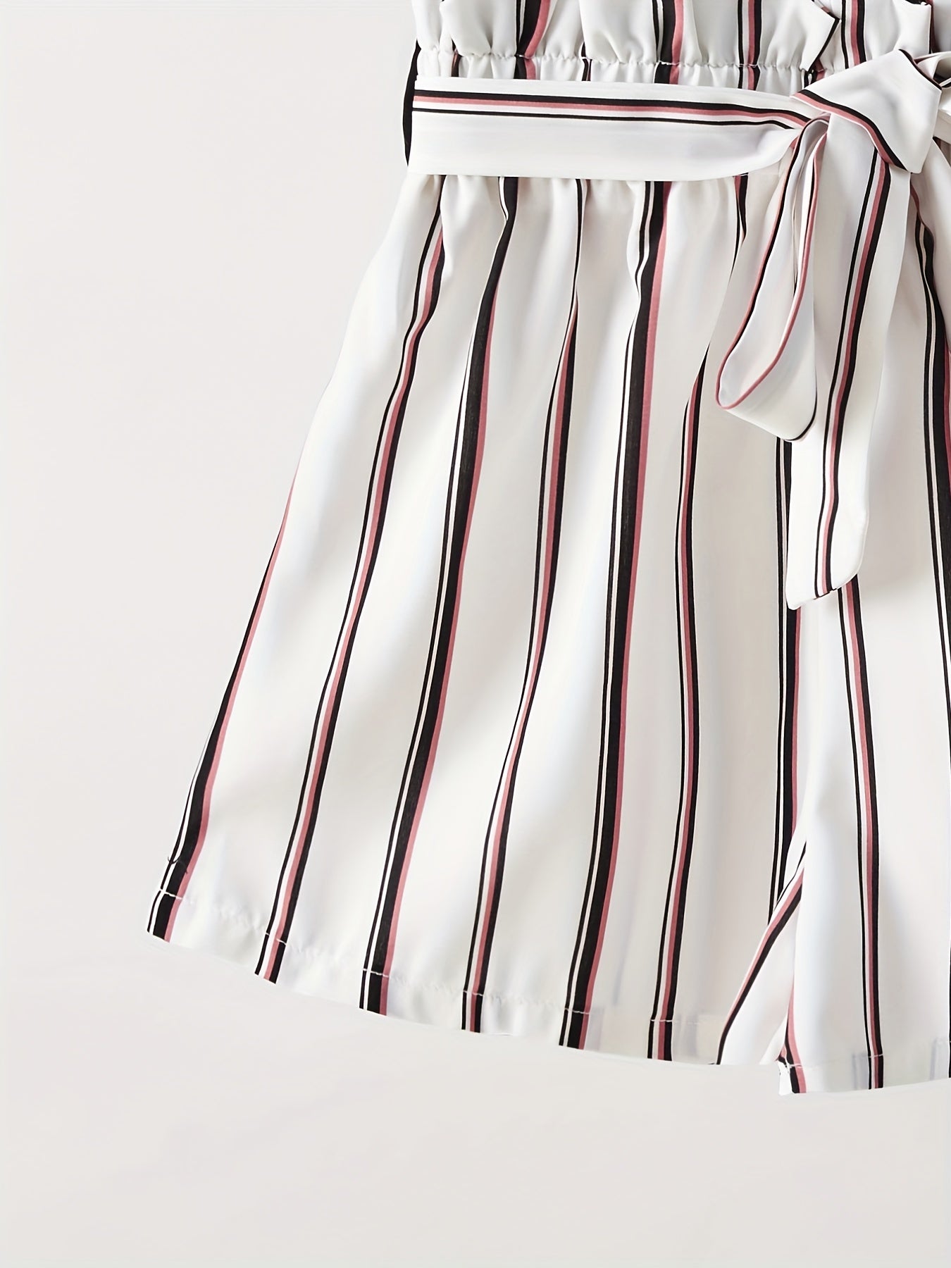 Stilla | Ærmeløs Stribet Jumpsuit Med Slids