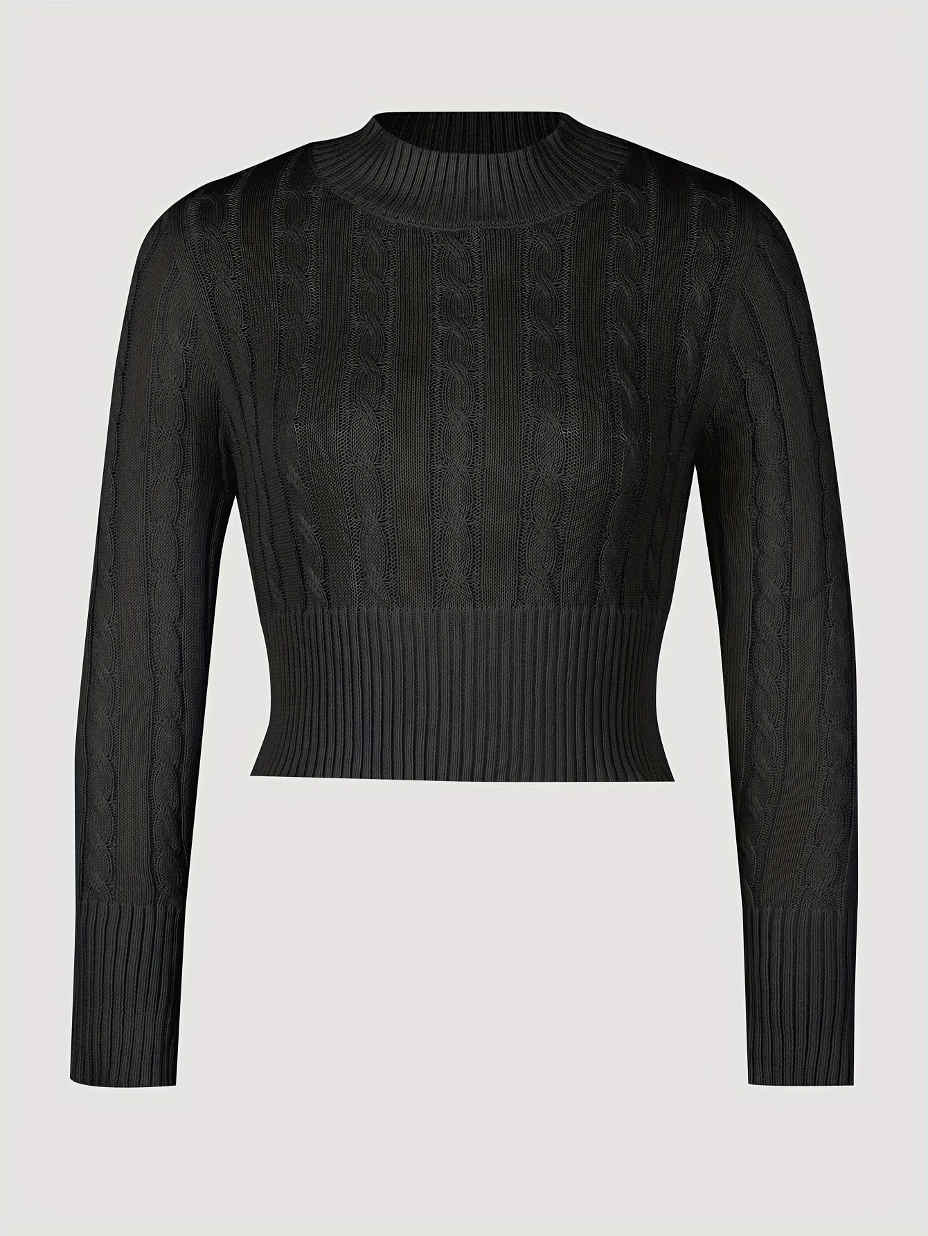 Stilla | Kort sweater og slim med tvistet tryk