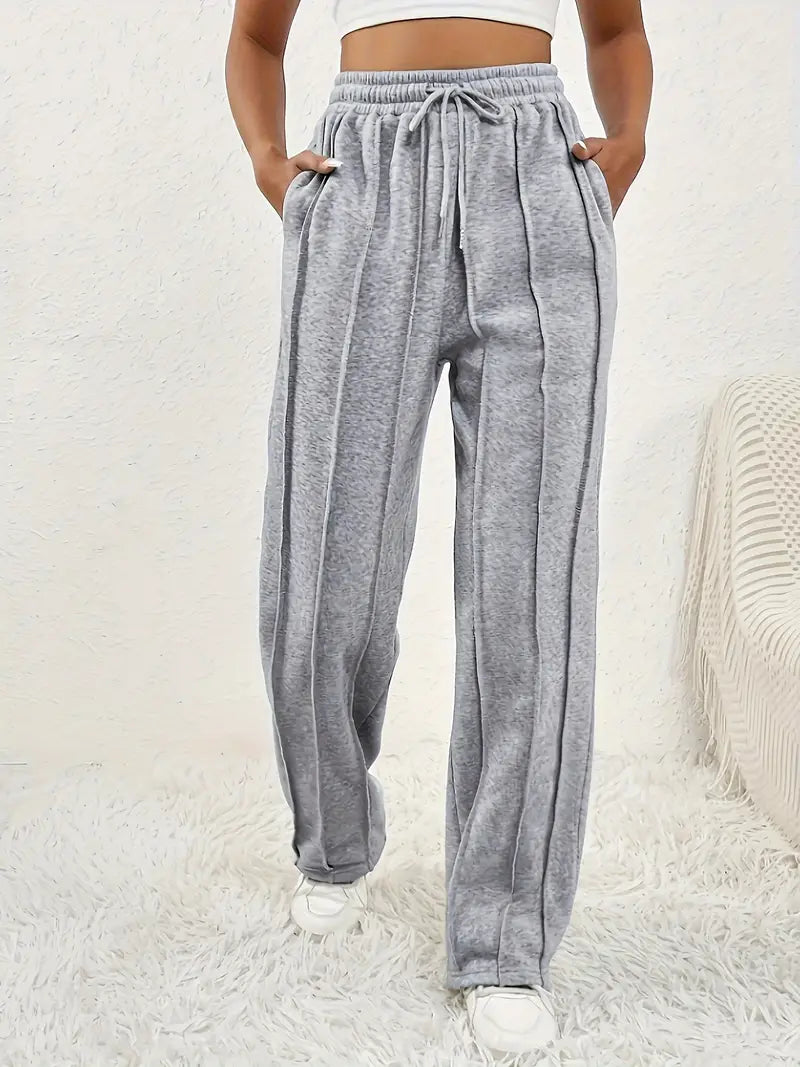 Stilla | Trendy Sweatpants med Pintuck På Benene Stilfuld Komfort til Afslappede Dage
