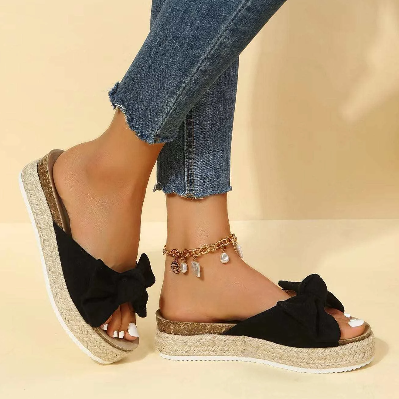 Stilla | Lav Wedge Boho Sandaler