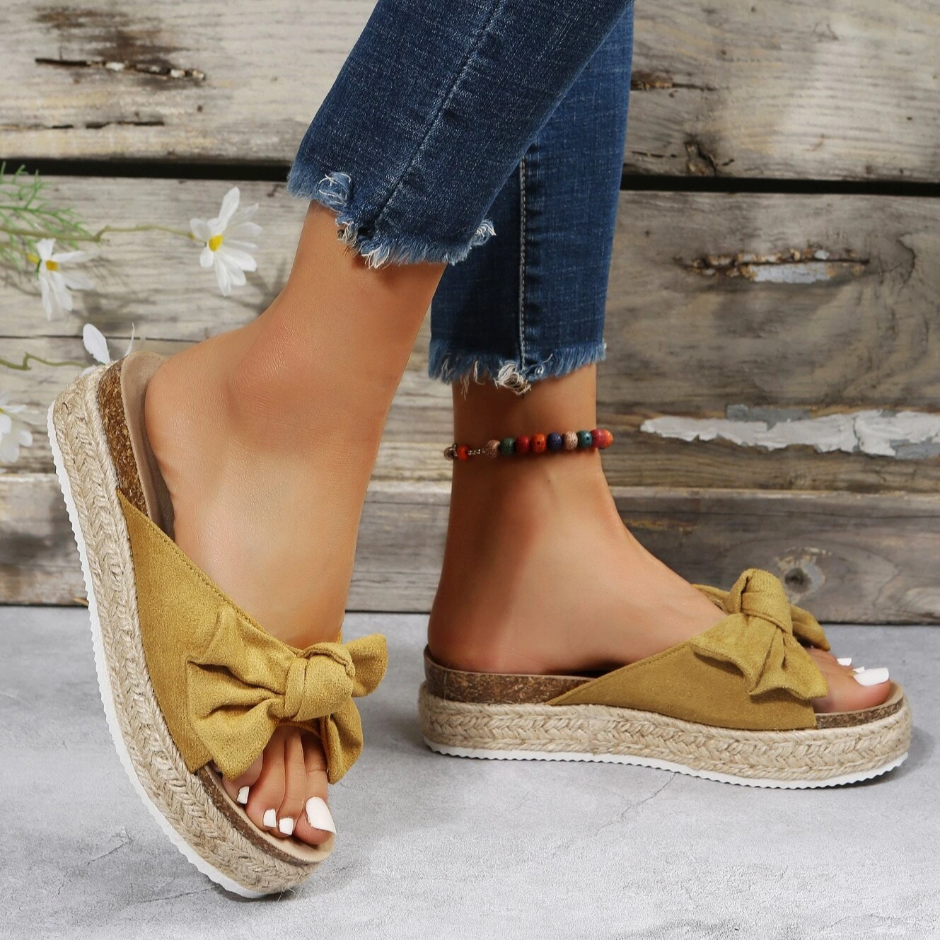 Stilla | Lav Wedge Boho Sandaler