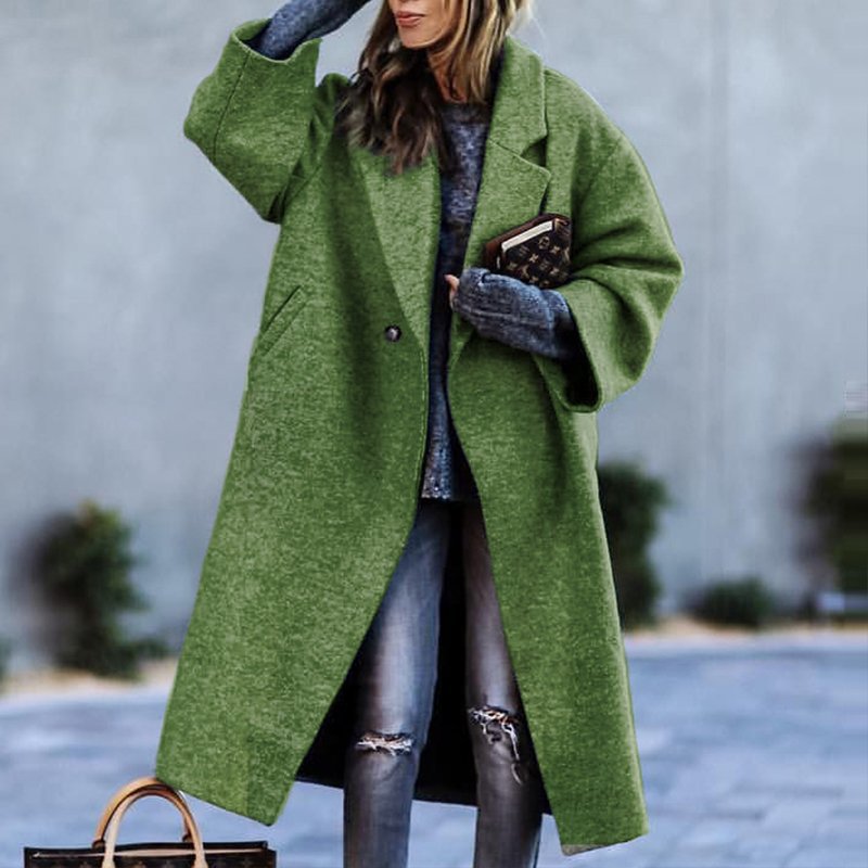 Stilla | Elegant Varm Uld Frakke