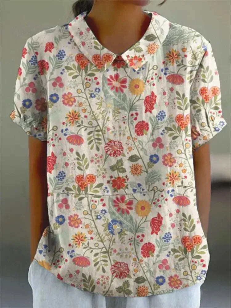 Stilla | Blomster Print Bluse