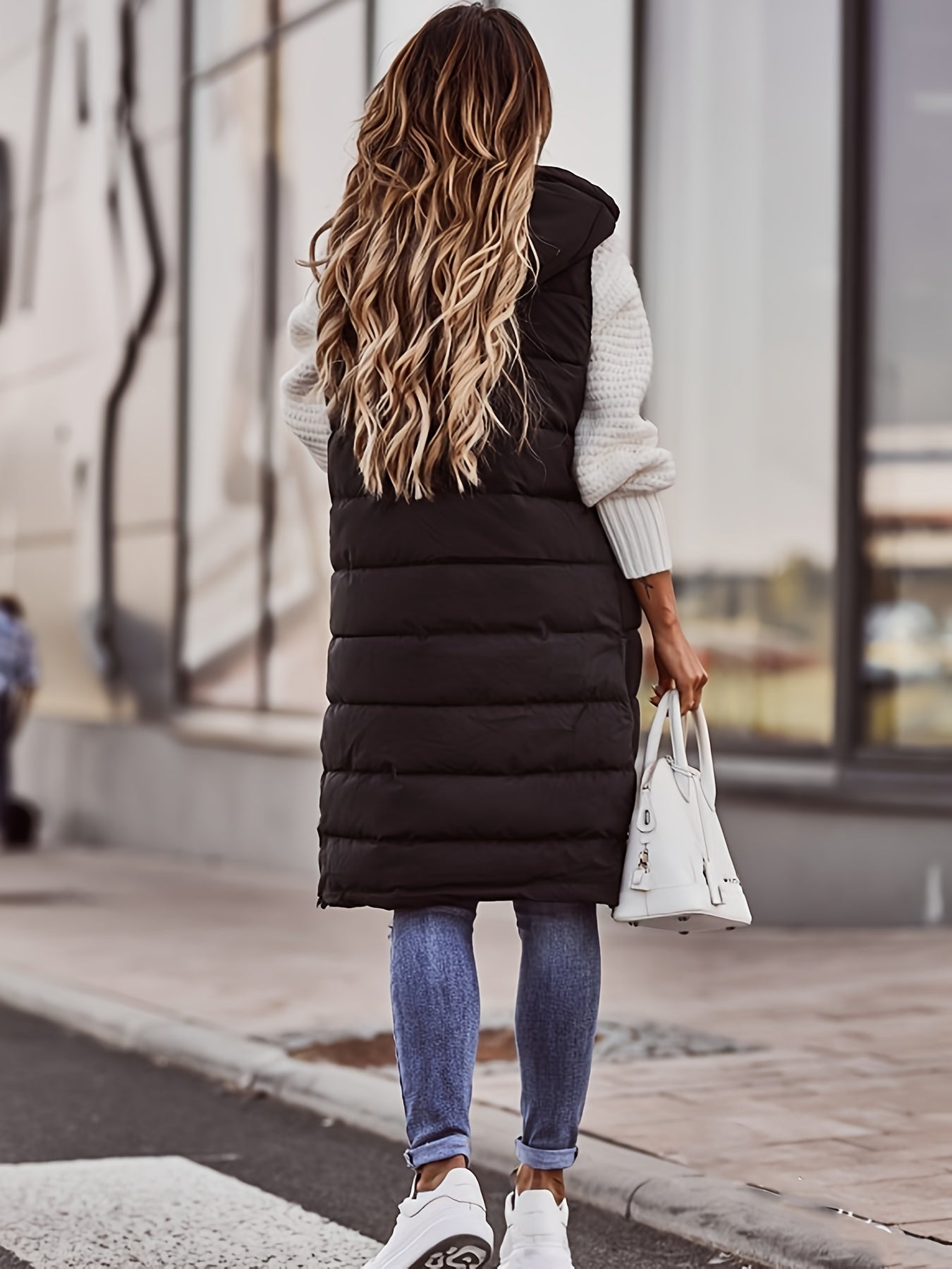Stilla | Lange hoodie vest til kvinder