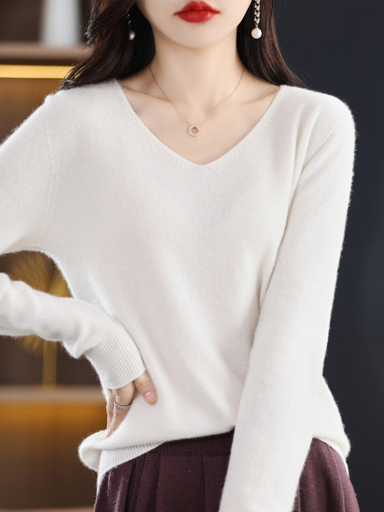 Stilla | V-udskæring Pullover Dame