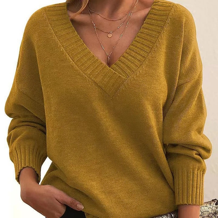 Stilla | V Ausschnitt Pullover mit weichem Griff