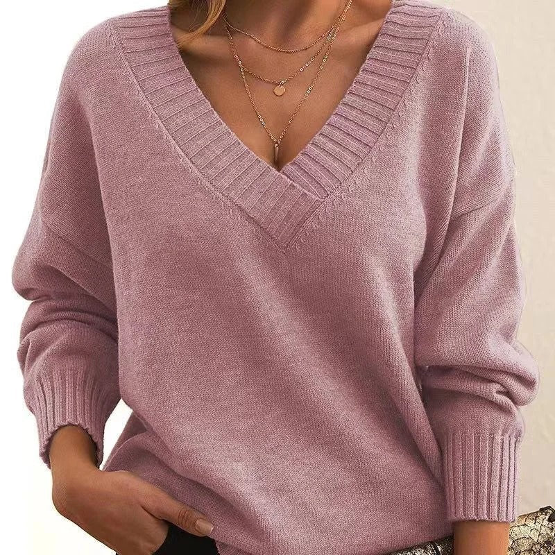 Stilla | V Ausschnitt Pullover mit weichem Griff