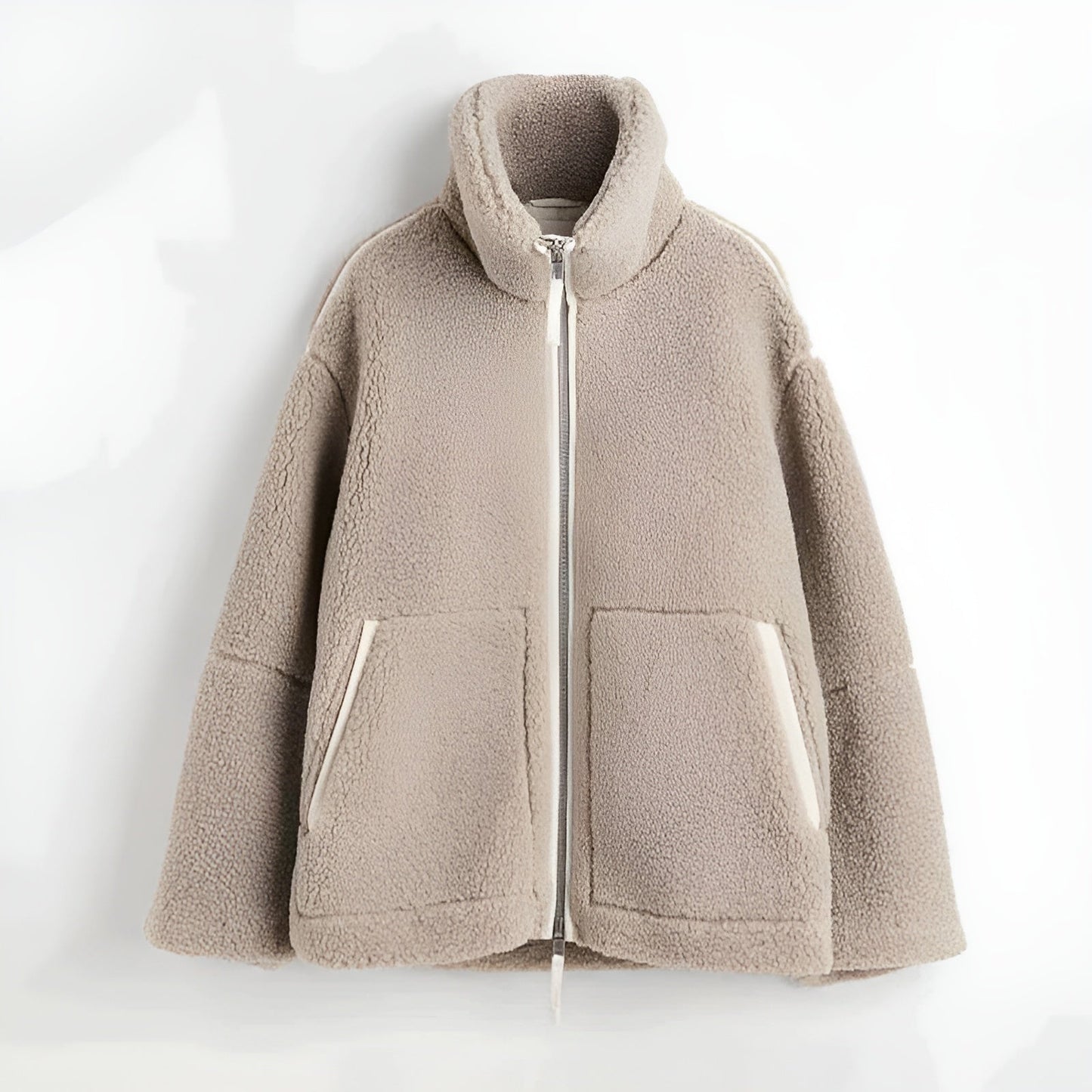 Stilla | Sherpa-Jack Met Rits Voor Dames