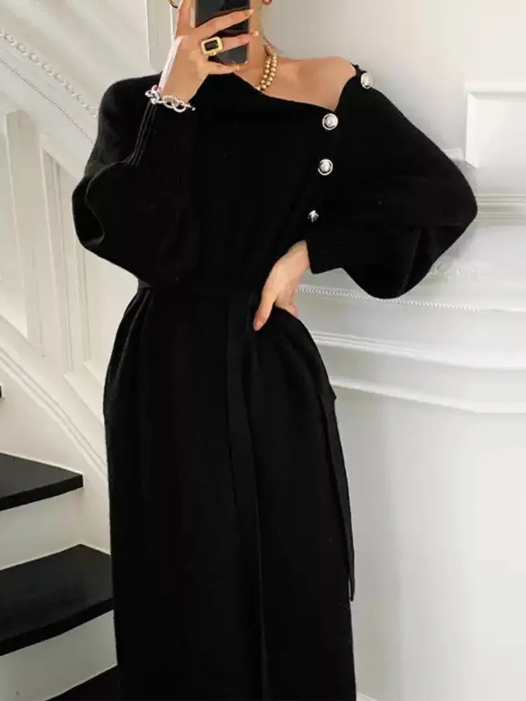 Stilla | Elegant Haute Couture Pullover i Blødt Strik med Lange Ærmer