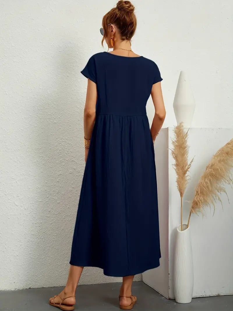 Stilla | Sommerkjole Med Solid Taske