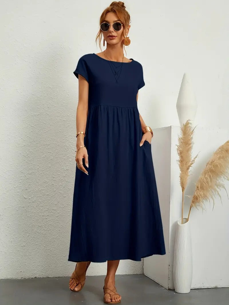 Stilla | Sommerkjole Med Solid Taske