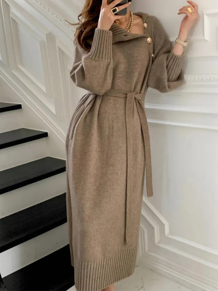Stilla | Elegant Haute Couture Pullover i Blødt Strik med Lange Ærmer